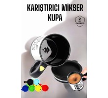 Yazılı Kupa Kendi Kendini Karıştıran Mikser Kupa Termos Bardak
