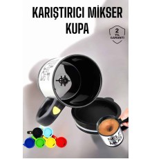 Yazılı Kupa Kendi Kendini Karıştıran Mikser Kupa Termos Bardak