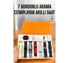 Akıllı Saat 7 Kordonlu Bildirim Görebilen Metal Kordon GPS Özelliği