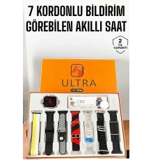 Akıllı Saat 7 Farklı Kordonlu Arama Cevaplayan Bildirim GPS Özelliği