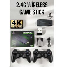 Atari 2.4g Uyumlu Kablosuz Çift Kol Game Stick