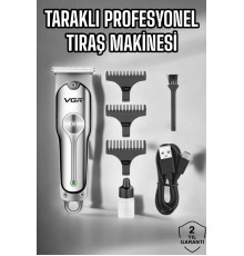 Tıraş Makinesi Paslanmaz Çelik Taraklı Güçlü Motor