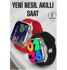 Akıllı Saat Tema Değiştirme Uyku ve Sağlık Takibi Bluetooth Bağlantılı