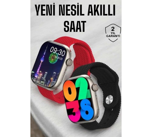 Akıllı Saat Tema Değiştirme Uyku ve Sağlık Takibi Bluetooth Bağlantılı