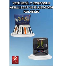 2025 Model Kablosuz Kulaklık ve Yeni Nesil Akıllı Saat Metal Kayış Plastik Kayış