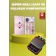 Powerbank Özellikli Bluetooth Kulaklık ve Nabız Ölçer Akıllı Saat Bileklik Hediyeli