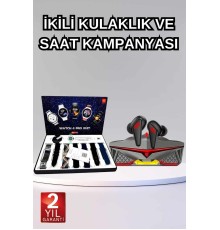 Gamer Oyuncu Seti Bluetooth Kulaklık Ucuz Kaliteli Yeni Nesil Akıllı Saat