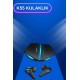 Kablosuz Bluetooth Bağlantılı Kulaklık ve Dokunmatik Ekran Akıllı Saat Arama Cevaplama