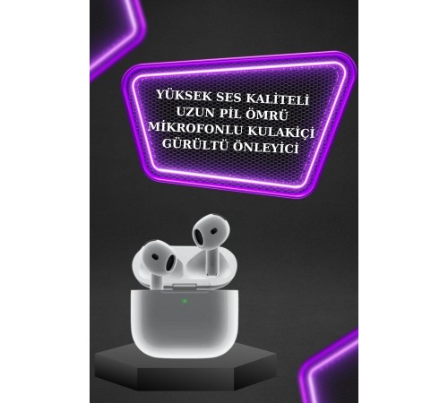 3.Nesil TWS Bluetooth Kulaklık Bluetooth Bağlantılı Akıllı Saat Amoled Ekran Plastik Hasır Kordon
