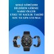 Akıllı Saat ve Kulaklık Seti Dokunmatik Ekran 5.0 Bluetooth Bağlantılı Sesli Görüşme