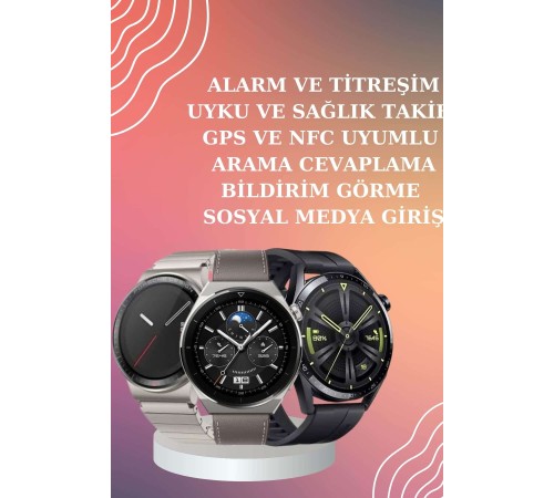 ANC Özellikli Bluetooth Kulaklık ve Amoled Ekran Akıllı Saat Uyku ve Sağlık Takibi Nabız Ölçer