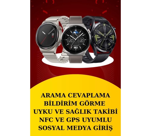 Dijital Göstergeli Bluetooth Kulaklık ve Bildirim Görebilen Akıllı Saat Alarm ve Titreşim