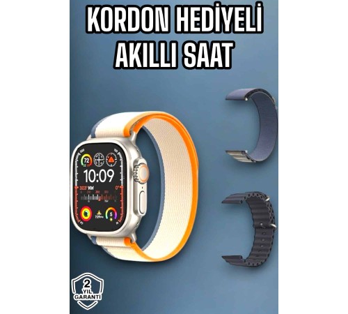 Akıllı Saat Android ve İOS Uyumlu NFC Ve GPS Özelliği Arama Cevaplayan