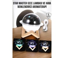 Aromaterapi Hava Nemlendirici Masa ve Gece Lambası