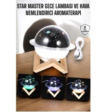 Aromaterapi Hava Nemlendirici Masa ve Gece Lambası