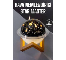 Hava Nemlendirici Projeksiyon Görünümlü USB Bağlantılı Aromaterapi