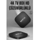 TV Box HD Çözünürlüklü 4 Çekirdekli 8 GB Dahili Hafıza Android Uyumlu