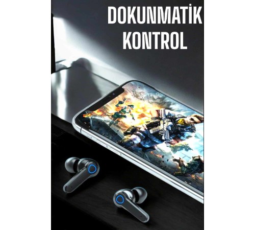 Kablosuz Bluetooth Kulaklık Dokunmatik Kontrol Uzun Pil Ömrü