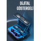 Bluetooth Kulaklık Dijital Göstergeli Kablosuz Uzun Pil Ömrü