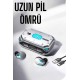 Kablosuz Powerbankli  Kulaklığı Gürültü Önleyici