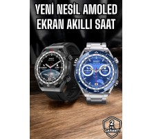 Akıllı Saat Yeni Nesil 2024 Model Metal Kordonlu Bluetooth Bağlantılı