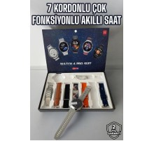 Akıllı Saat 7 Kordonlu Yeni Nesil Arama Cevaplayan Çok Fonksiyonlu