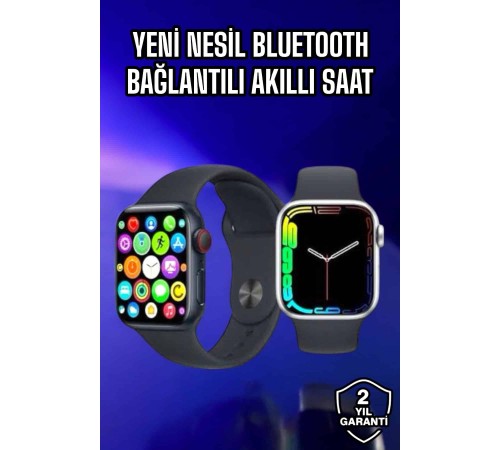 Akıllı Saat Amoled Ekran Yeni Nesil Bluetooth Bağlantılı