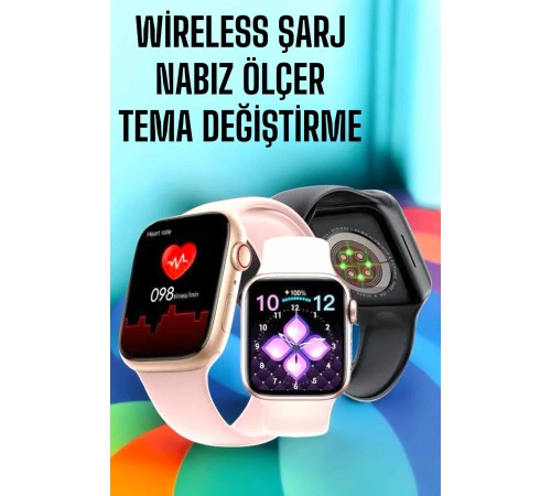 Akıllı Saat Amoled Ekran GPS ve Uyku Takibi Bluetooth Bağlantılı