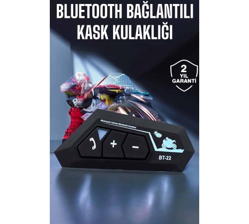 Kask Kulaklık Bluetooth Motosiklet Kulaklık Intercom Su Geçirmez