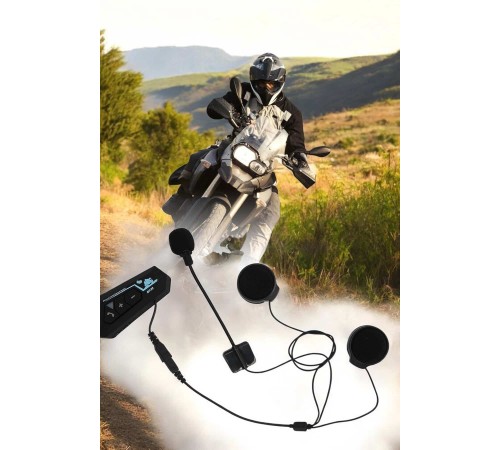 Kask Kulaklığı Motosiklet Intercom Interkom Dinleme Konuşma Özellikli Su Geçirmez