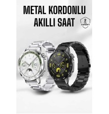 Akıllı Saat Bildirim Görme Amoled Ekran GPS Uyumlu Sesli Görüşme