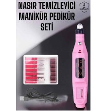 Protez Tırnak Manikür ve Pedikür Seti Elektrikli