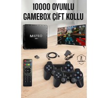 TV Box Çift Oyun Kollu 10000 Oyunlu Atari