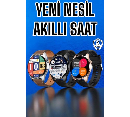 Akıllı Saat Çok Fonksiyonlu Yeni Nesil Bluetooth Bağlantılı Sesli Görüşme