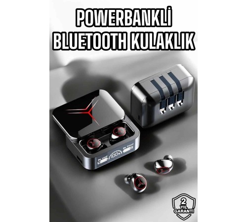 Yeni Nesil Powerbankli Bluetooth Bağlantılı Kablosuz Kulaklık