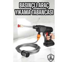 Yeni Nesil Araç Yıkama Şarjlı Tabancası Basınçlı Su Hazneli