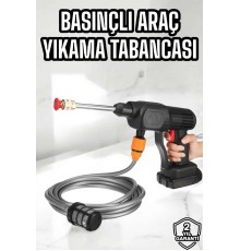 Yeni Nesil Araç Yıkama Şarjlı Tabancası Basınçlı Su Hazneli