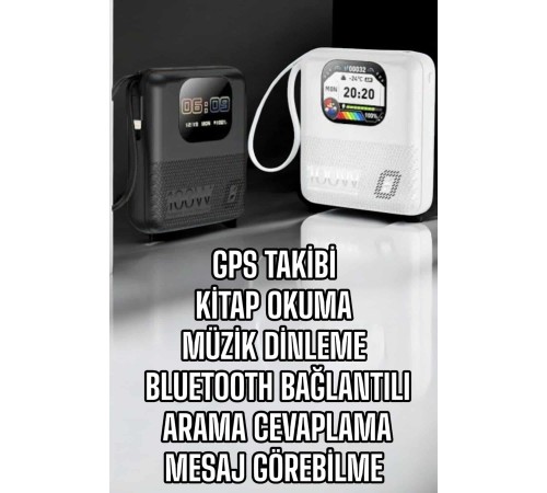Akıllı Powerbank 10.000 MAH Müzik Dinleme Mesaj Gönderme Arama Cevaplama