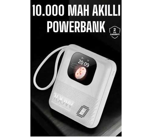 Powerbank Ekranlı Çok Fonksiyonlu Müzik Dinleme Kitap Okuma