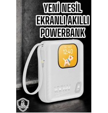 Yeni Nesil Akıllı Powerbank 10.000 MAH Çok Fonksiyonlu Müzik Dinleme