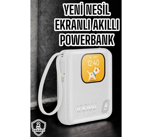 Yeni Nesil Akıllı Powerbank 10.000 MAH Çok Fonksiyonlu Müzik Dinleme Yeni Nesil Akıllı Powerbank 10.000 MAH Çok Fonksiyonlu Müzik Dinleme