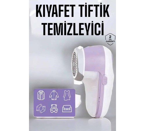 Tiftik Temizleyici Hazneli Şarjlı Manuel Kolay Kullanım