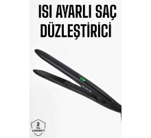 Saç Düzleştirici Isı Ayarlı Döner Kablo Yıpranma Karşıtı