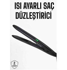Saç Düzleştirici Isı Ayarlı Döner Kablo Yıpranma Karşıtı