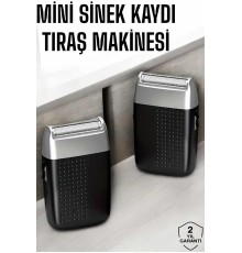 Tıraş Makinesi Mini Sinek Kaydı Şarjlı Taşınabilir Paslanmaz Çelik