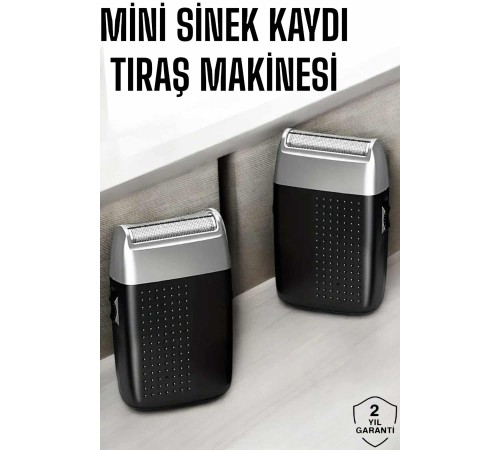 Tıraş Makinesi Mini Sinek Kaydı Şarjlı Taşınabilir Paslanmaz Çelik