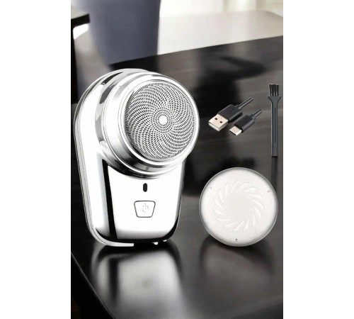 Seyahat Tipi Tıraş Makinesi Taşınabilir Kablosuz Mini Paslanmaz Çelik