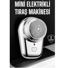 Seyahat Tipi Tıraş Makinesi Taşınabilir Kablosuz Mini Paslanmaz Çelik