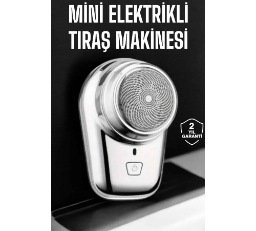 Seyahat Tipi Tıraş Makinesi Taşınabilir Kablosuz Mini Paslanmaz Çelik