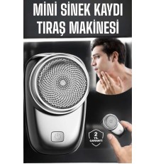 Tıraş Makinesi Mini Sıfır Sakal Yanak Tıraş Makinesi USB Şarjlı